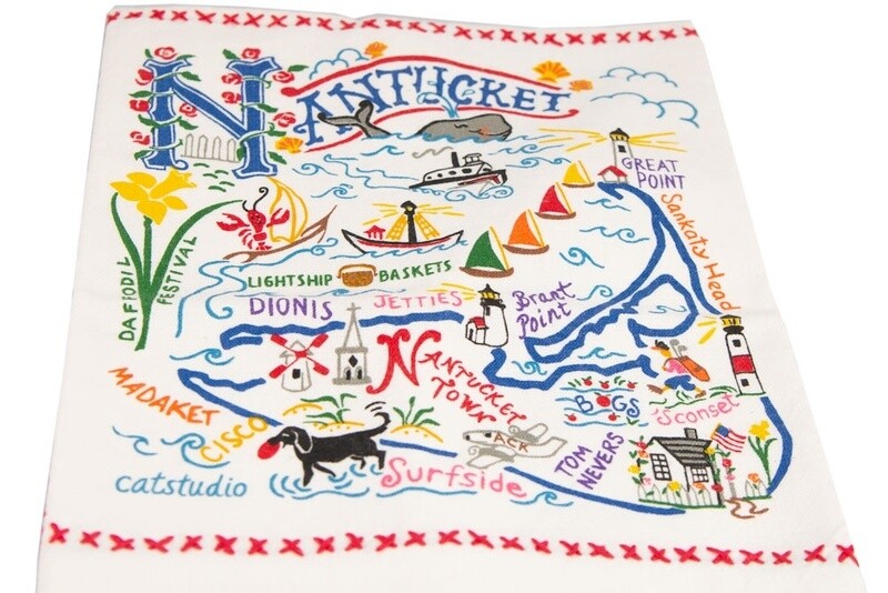 Cat Studio Nantucket Dish Towel