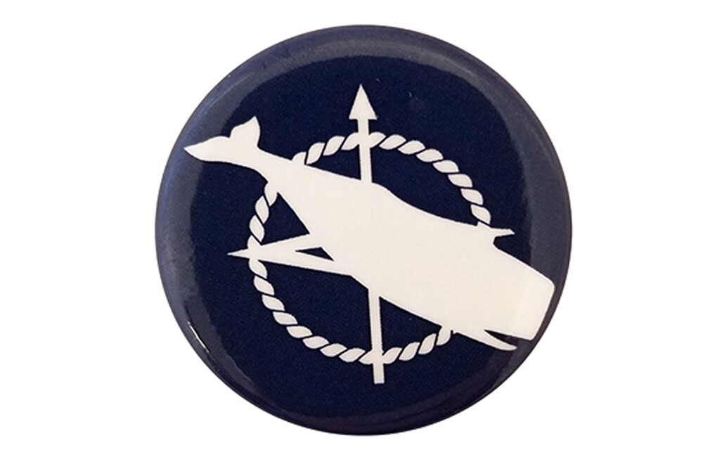 Nantucket Sperm Whale Burgee Pin