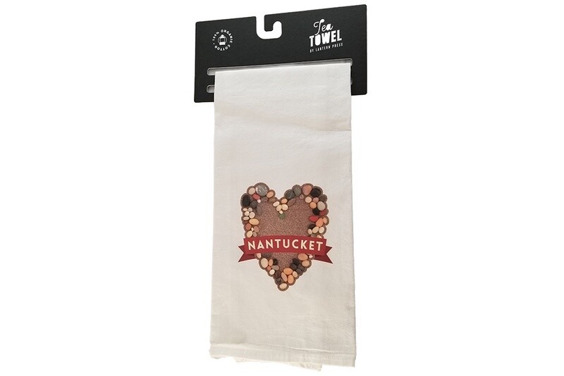 Tea Towel Nantucket Heart