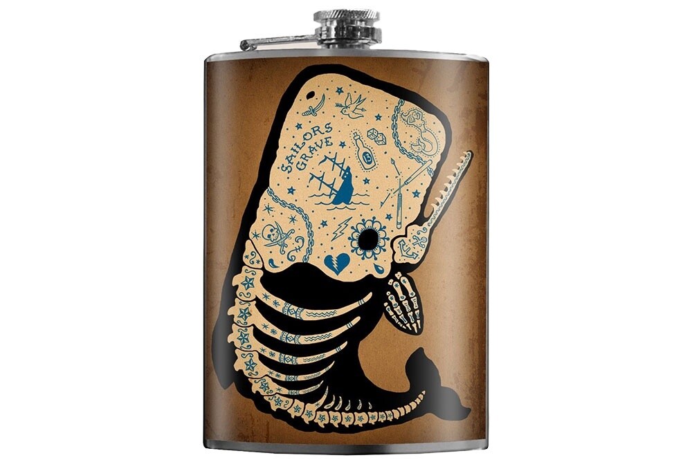 Trixie &amp; Milo Whale Flask