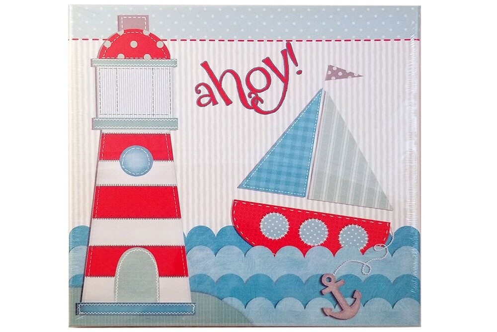 Whale and Lighthouse Wall Art for Children&#39;s Room, Style: Ahoy