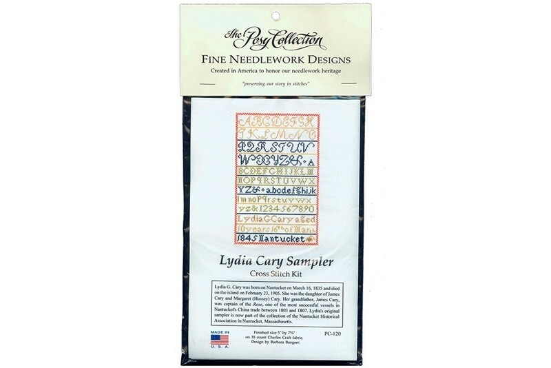 Cross Stitch Kit - Lydia Cary Sampler