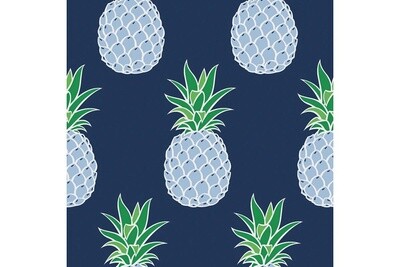 Blue Pineapple Pattern Gift Wrap
