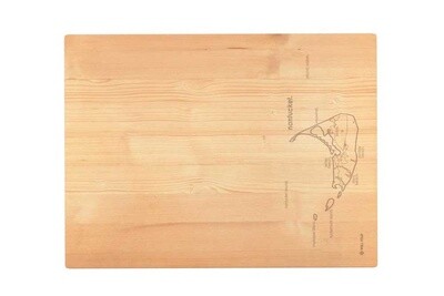 Etched Nantucket Cutting Board - Maple
