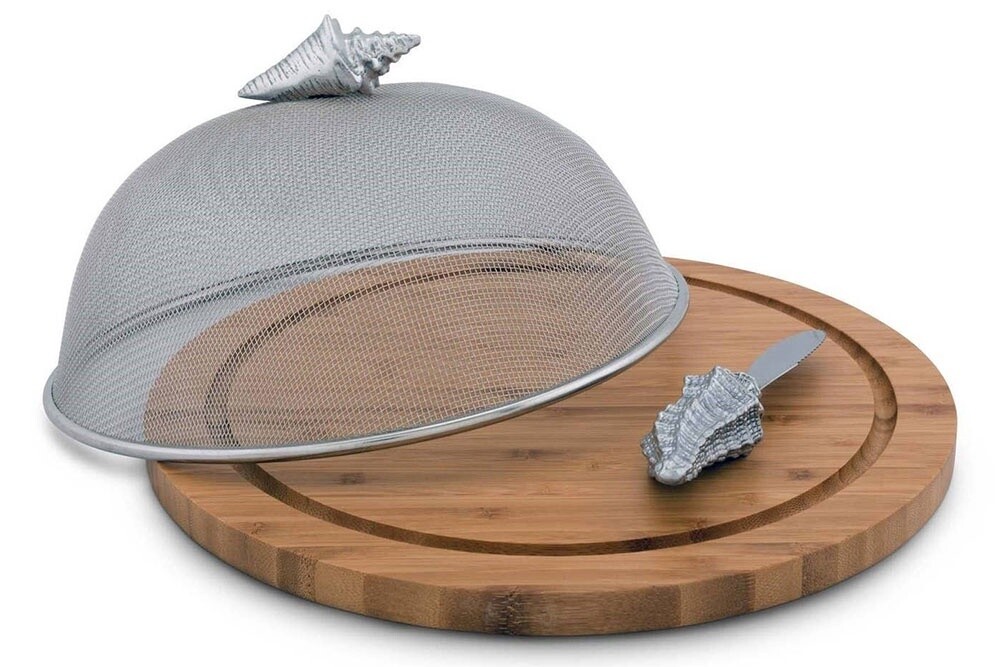 Conch Shell Cheese Board and Spreader