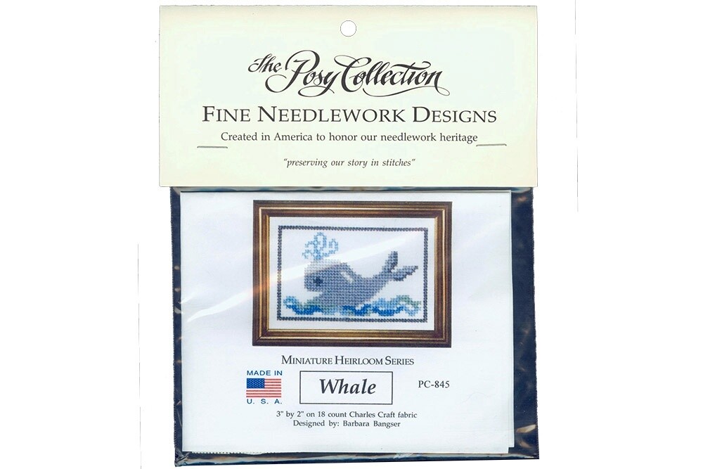Cross Stitch Kit - Whale Needlework