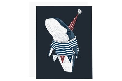 HBD Whale Birthday Card