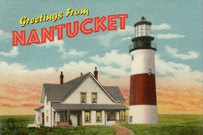 Magnet-Greetings from Nantucket