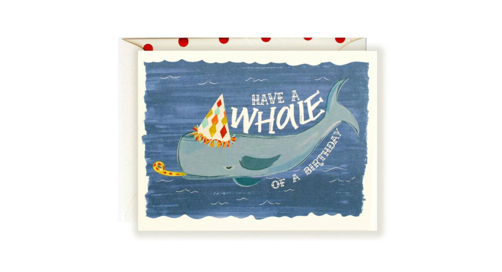 Have a Whale of a Birthday Card