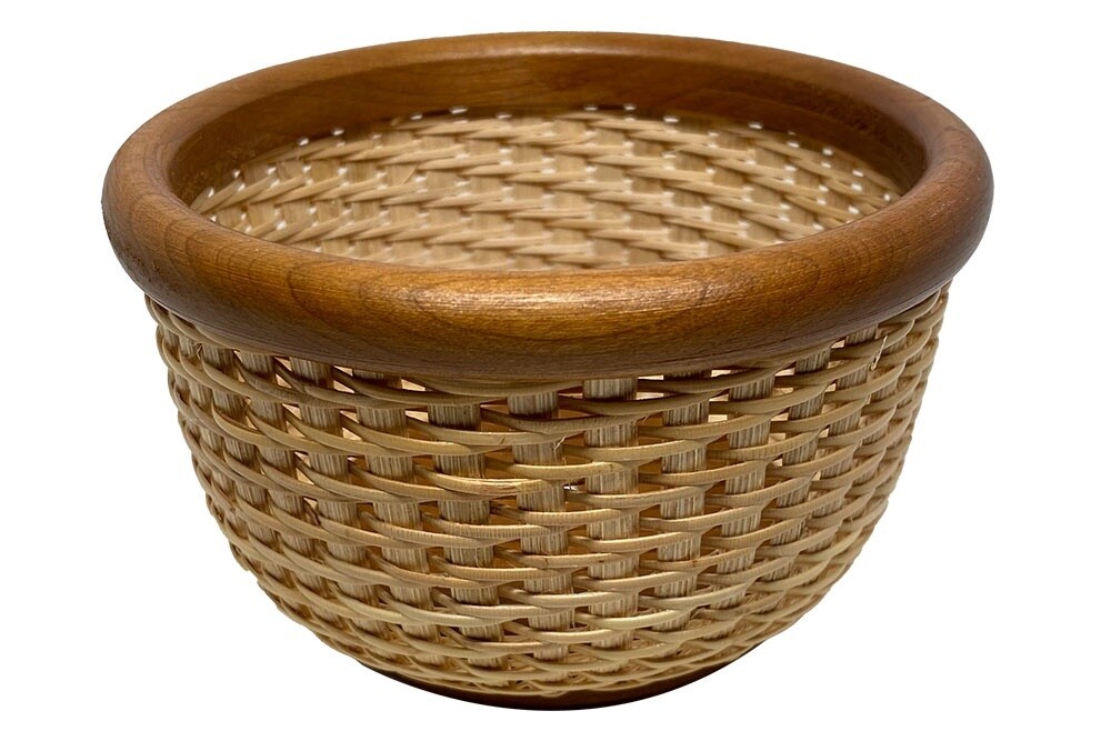 Lace Weave Nantucket Lightship Basket by Judy Paterson