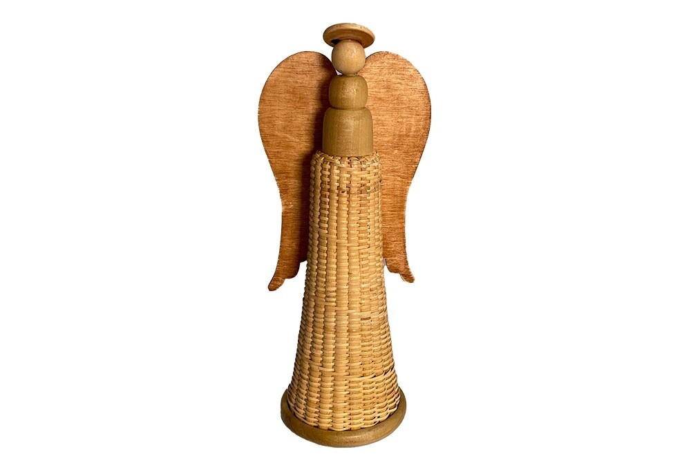 Nantucket Lightship Basket Angel by Melissa Anderson - 10&quot;