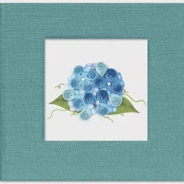 Hydrangea Quilling Sticky Note Cover