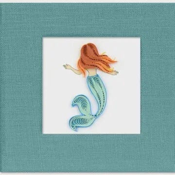 Mermaid Quilling Sticky Note Cover