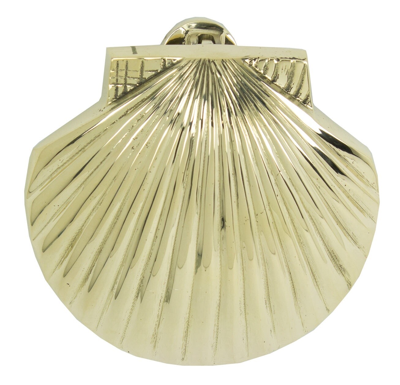 Small Shell Door Knocker- Brass
