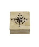 Compass Rose Bone Box