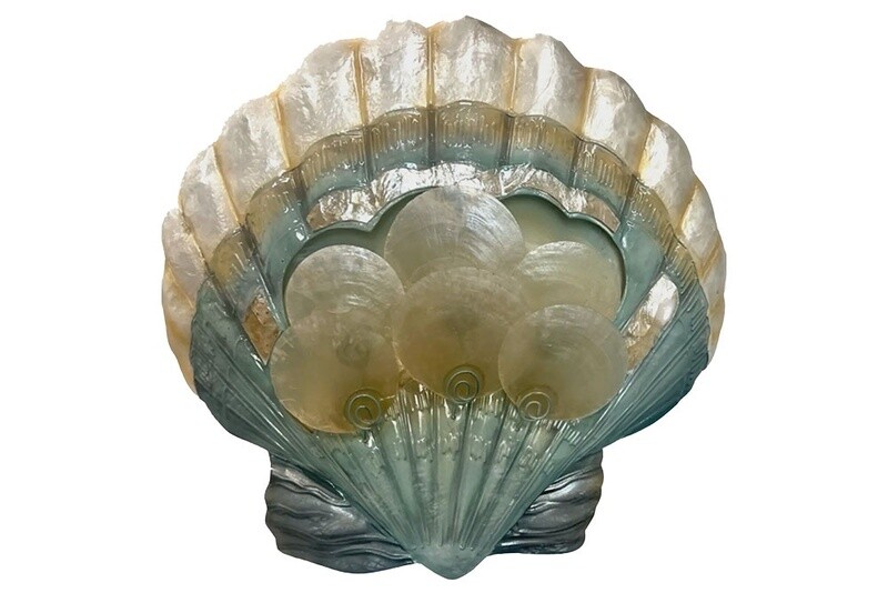 Capiz Scallop Shell Wall Art