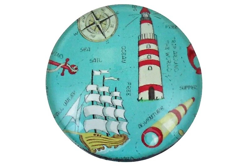 Magnet-Glass Ship and Lighthouse