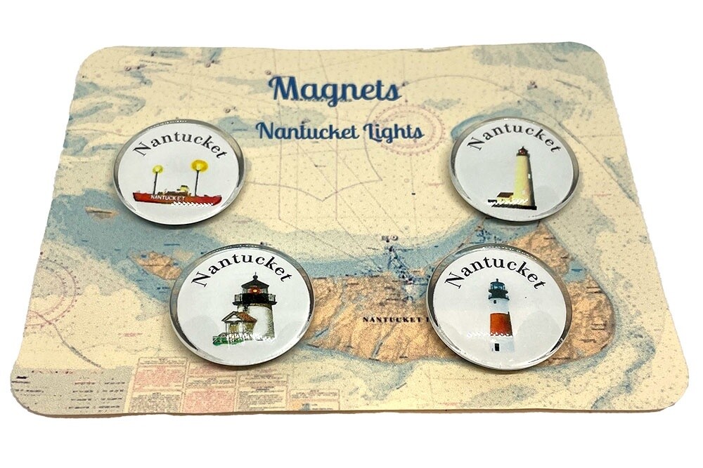 Nantucket Lights Magnets by LeeAnn Buse