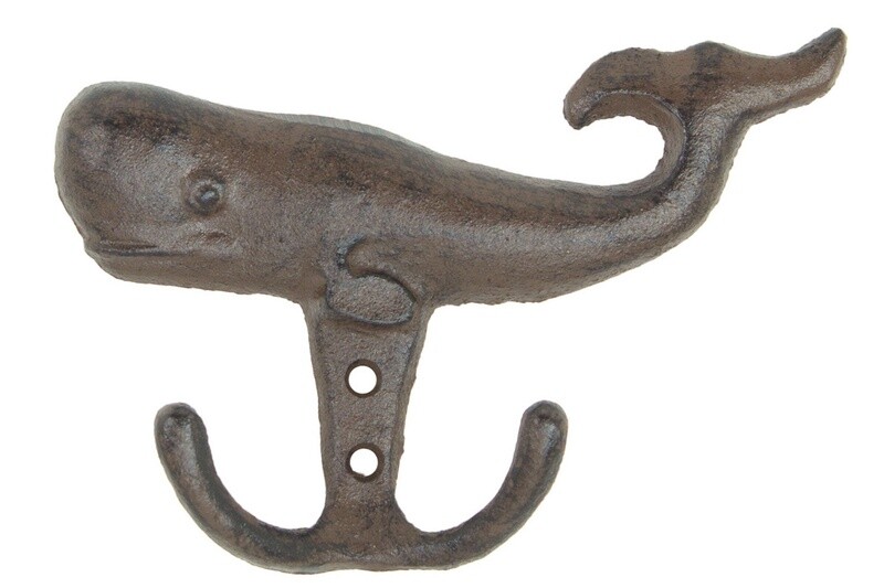 Sperm Whale Two-Prong Iron Hook