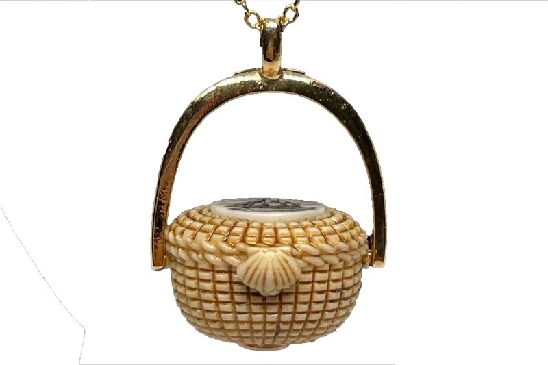 Nantucket Lightship Basket Necklace