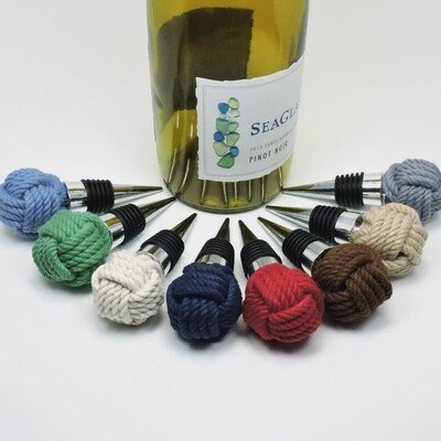 Monkey fist wine stopper