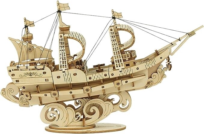 3D Wooden Puzzle - Sailing Ship