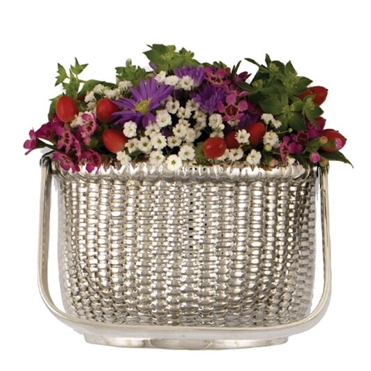 Basket Door knocker Silver