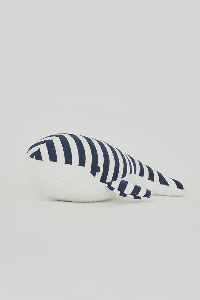 Plush Striped Whale