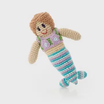 Rattle- Turquoise Mini Mermaid