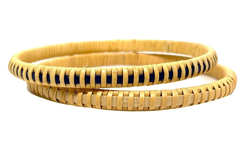 Lightship Basket 3/16&quot; Bangle Bracelet by Dale Rutherford