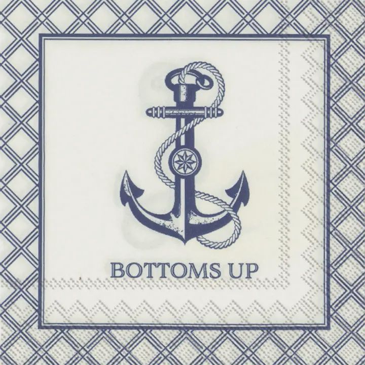 Cocktail Napkins - Bottoms Up