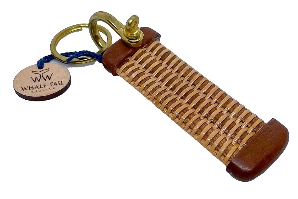 Nantucket Lightship Basket Keychain by Bridget Wiatrowski