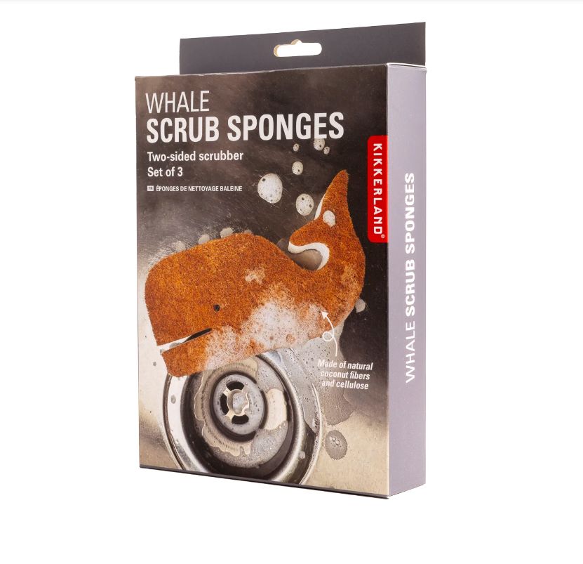 All Natural Whale Sponge Set