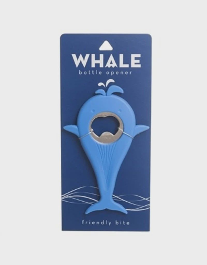 Whale Bottle Opener (Silicone Blue)