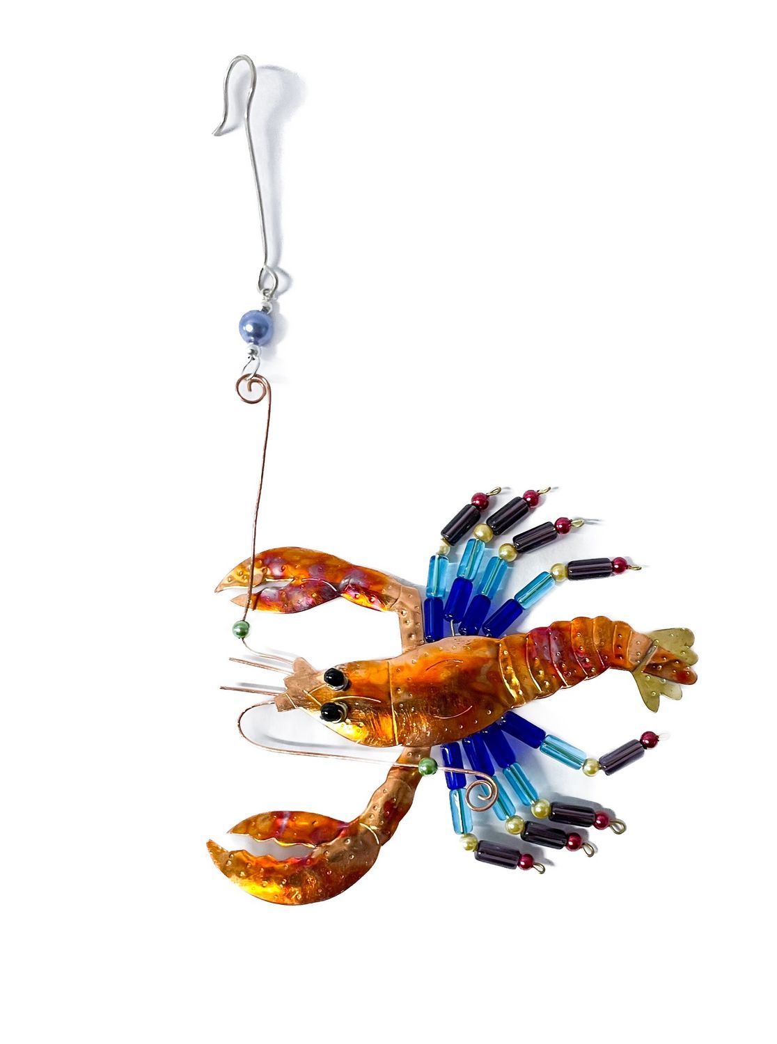 Rainbow Lobster Ornament