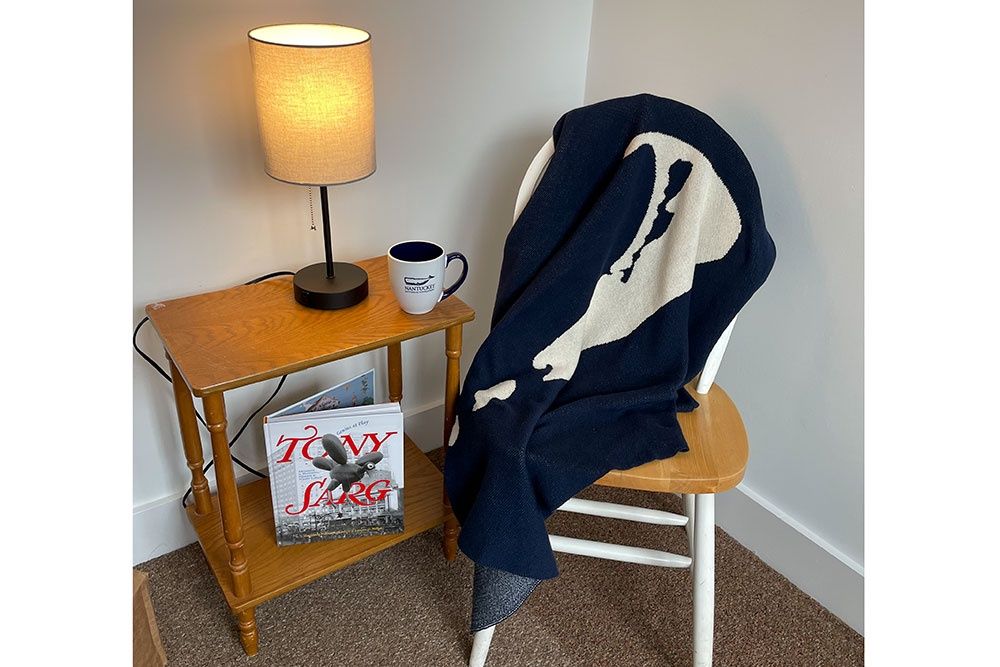 Nantucket Island Knit Throw Blanket