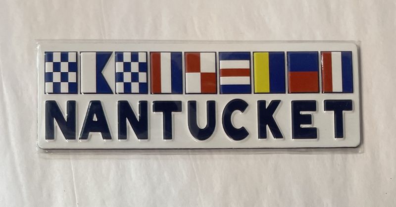 Magnet- Nantucket flags