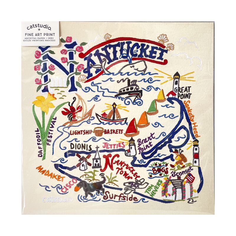 Cat Studio Nantucket Fine Art Print 10x10