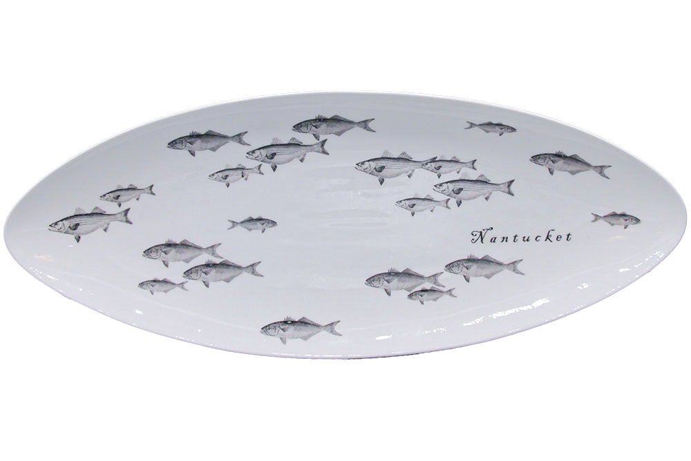 Transferware - Large Oval Fish Platter