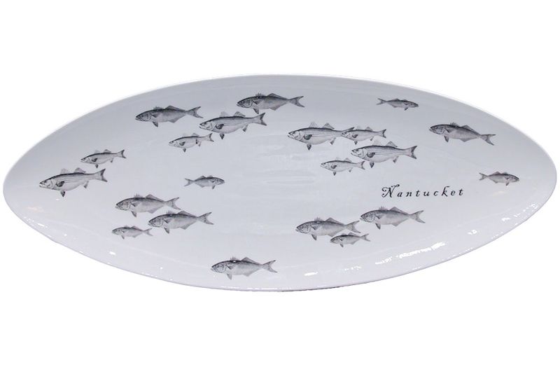 Transferware - Large Oval Fish Platter
