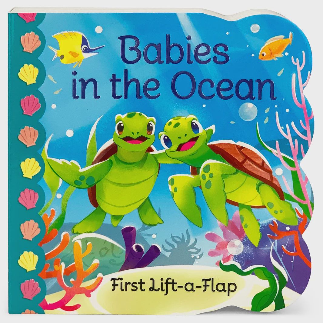 Board Book - Babies in the Ocean Lift-A-Flap