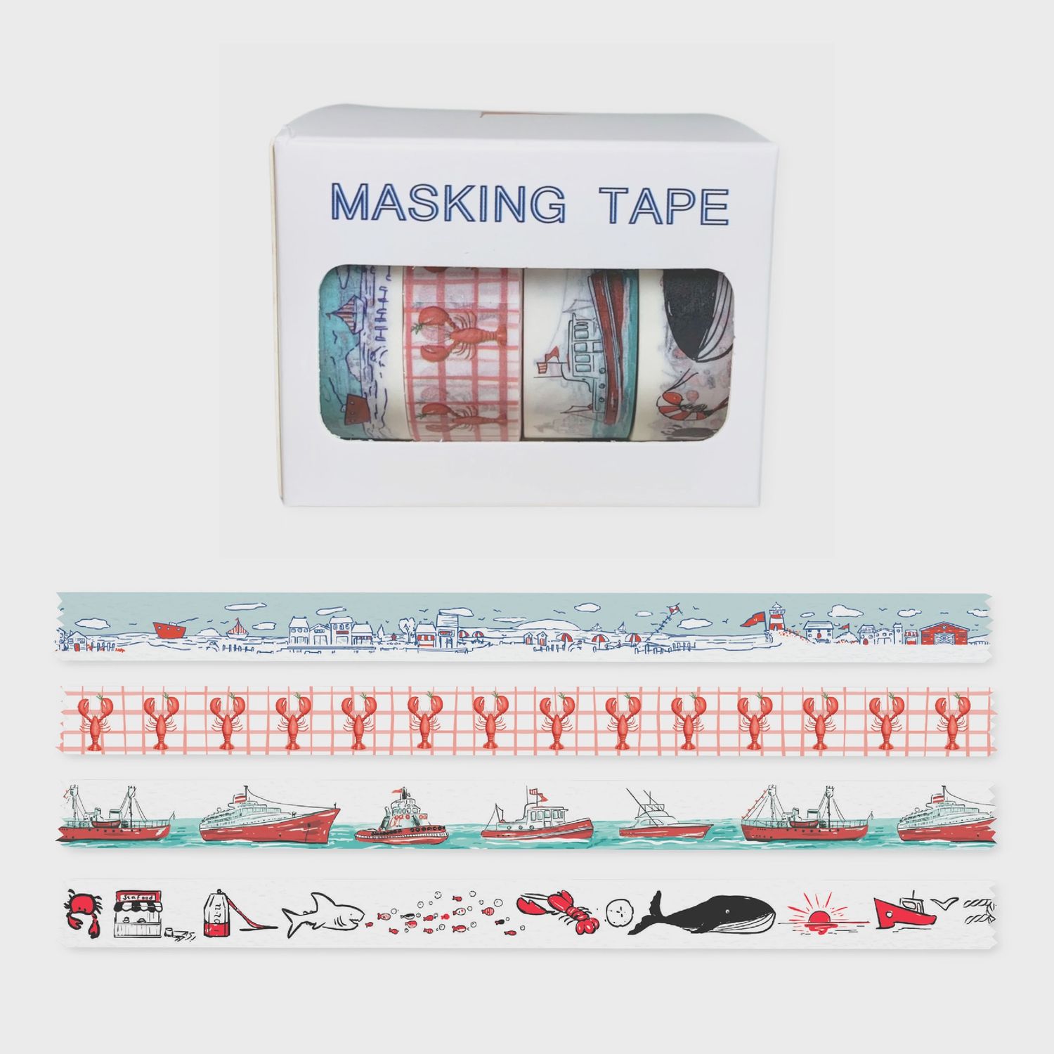 Masking Tape Set of 4 - Salty Life