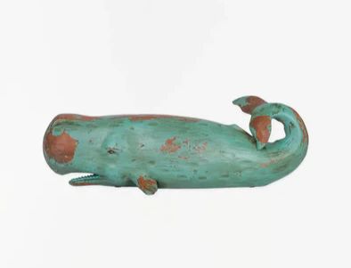 Green Sperm Whale LARGE (no stand)