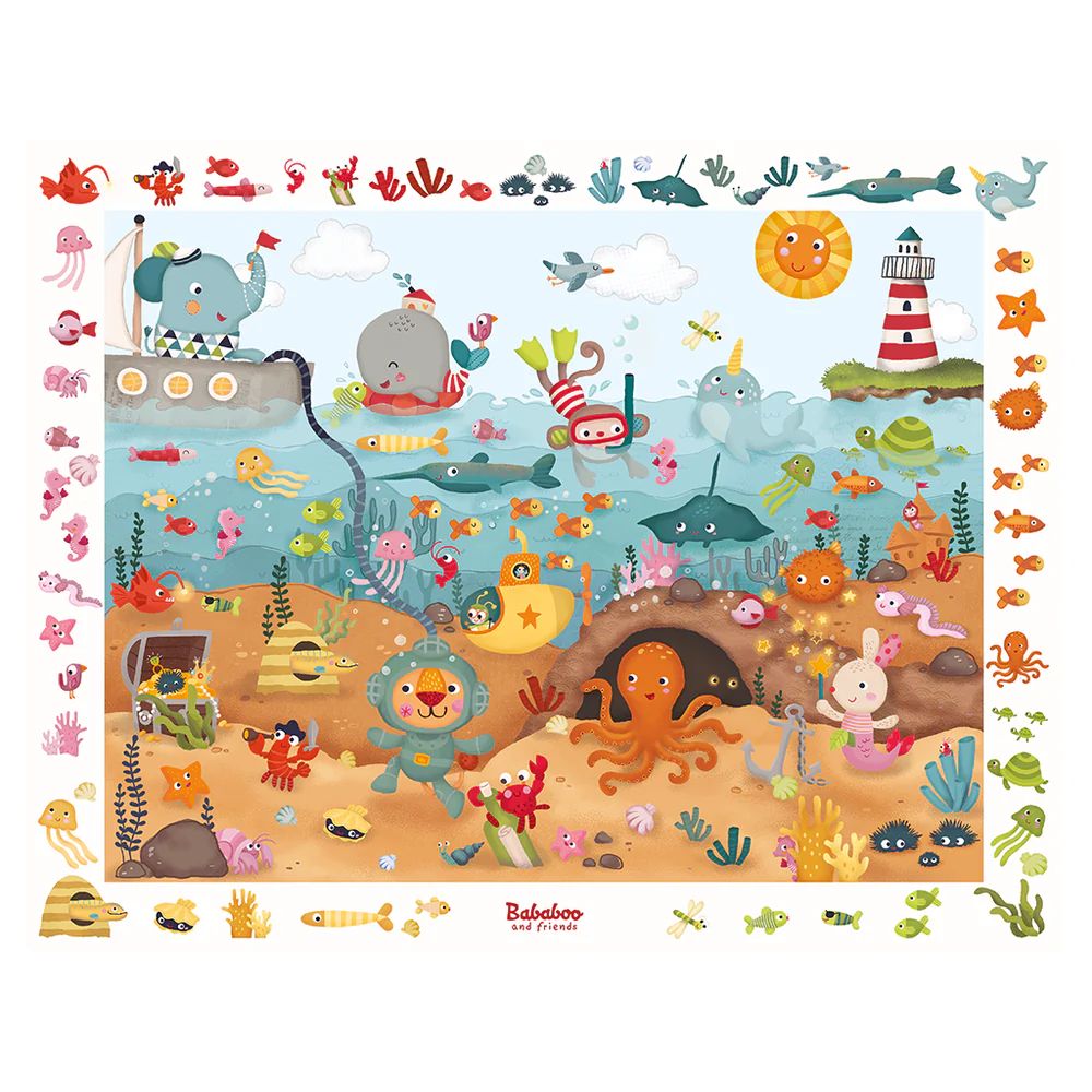 Puzzle Game &quot;Underwater Search-and-Find&quot;