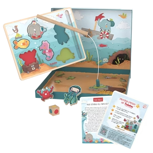 Puzzle Game "Wilma the Whale Loves the Sea Fishing"