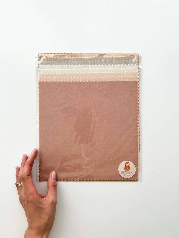 Embroidery Fabric Bundle, Linen Blend