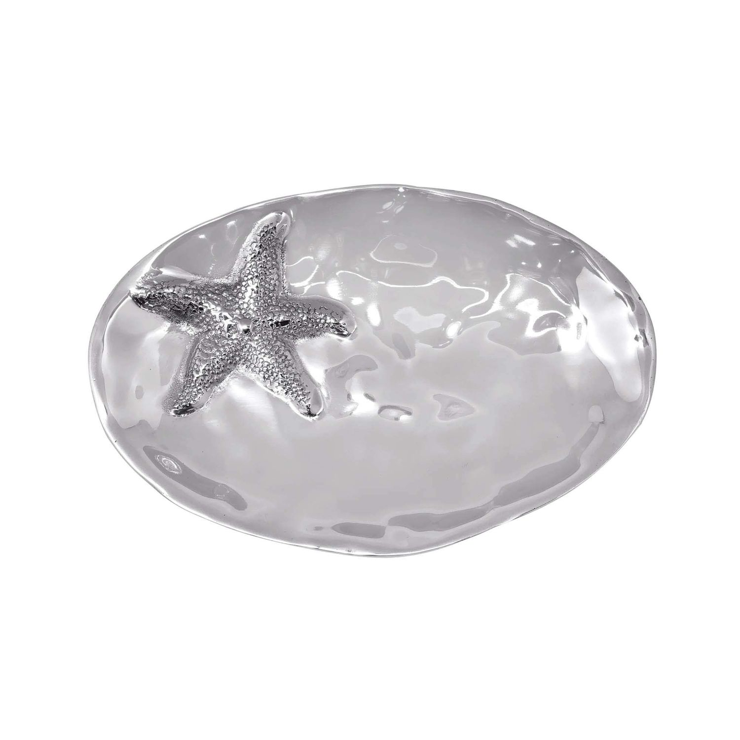 Starfish silver plate