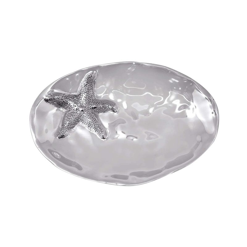 Starfish silver plate