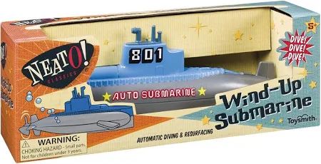 Classic Wind-Up Diving Submarine