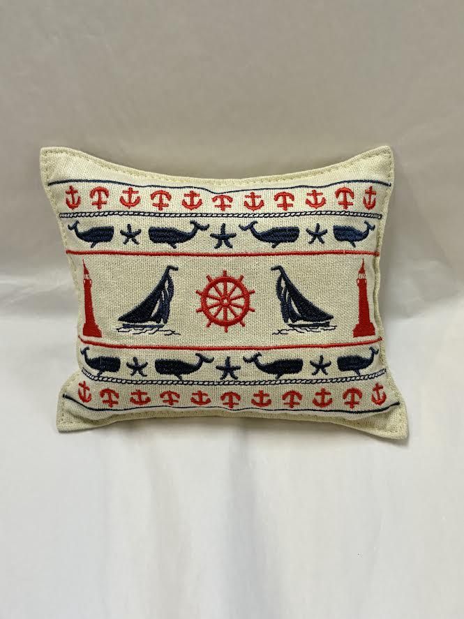 Nautical Embroidered Balsam Sachet